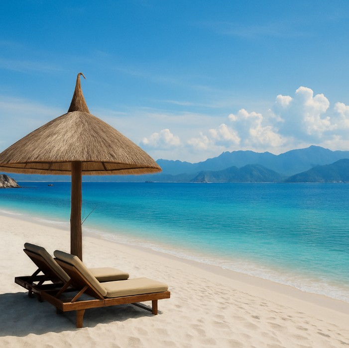 베트남 다낭의 해변