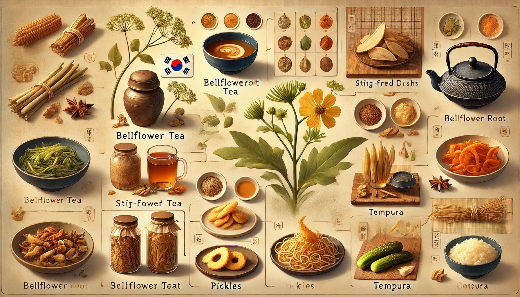 도라지의 다양한 활용법