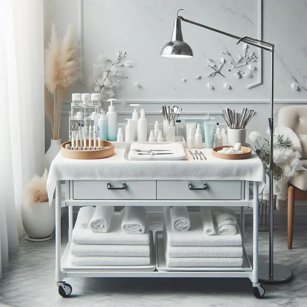 피부,체형관리 샵 배경