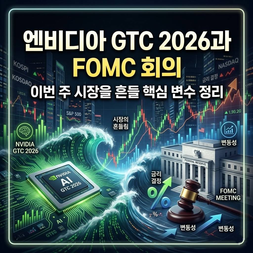 엔비디아 GTC 2026과 FOMC 회의: 이번 주 시장을 흔들 핵심 변수 정리