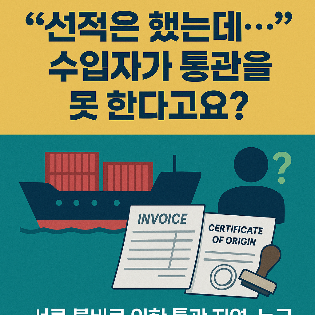서류 불비로 인한 통관 지연, 누구 책임인지 계약서에서 따져보세요!