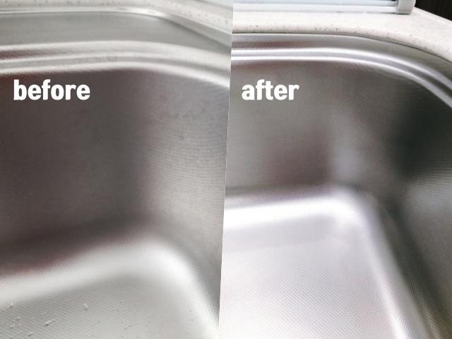 싱크대 물때 제거 방법, 싱크대 얼룩 지우는 방법, 싱크대 청소, 구연산