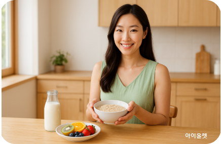귀리로 시작하는 건강한 아침