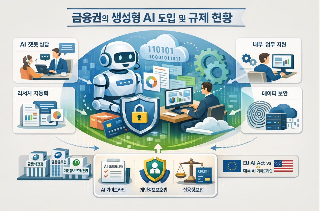 금융권 생성형 AI 할용 관련 그림