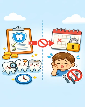 치아보험 보장횟수 기준과 연간 치료 제한 구조 설명1