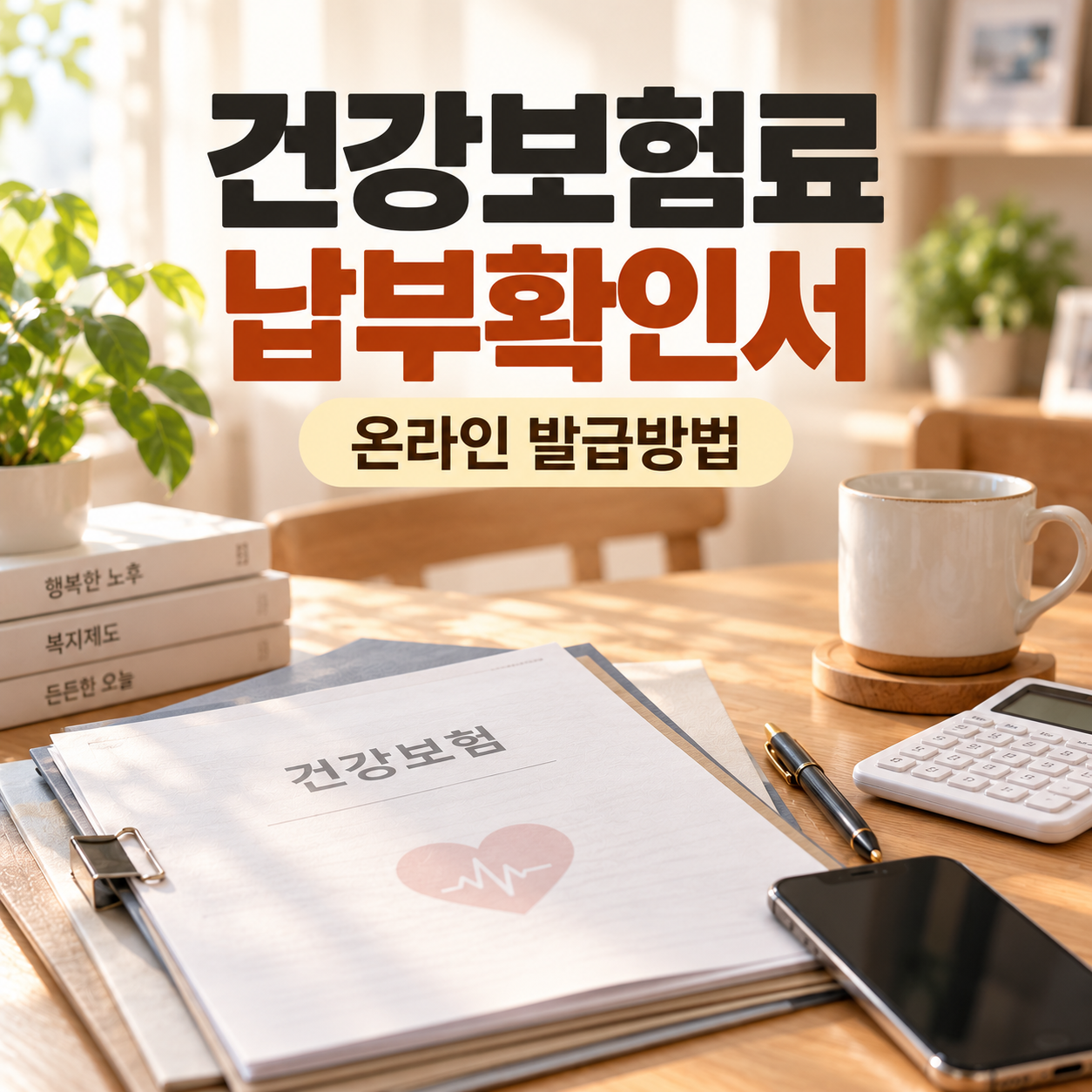 건강보험료 납부확인서 발급방법 대표 이미지