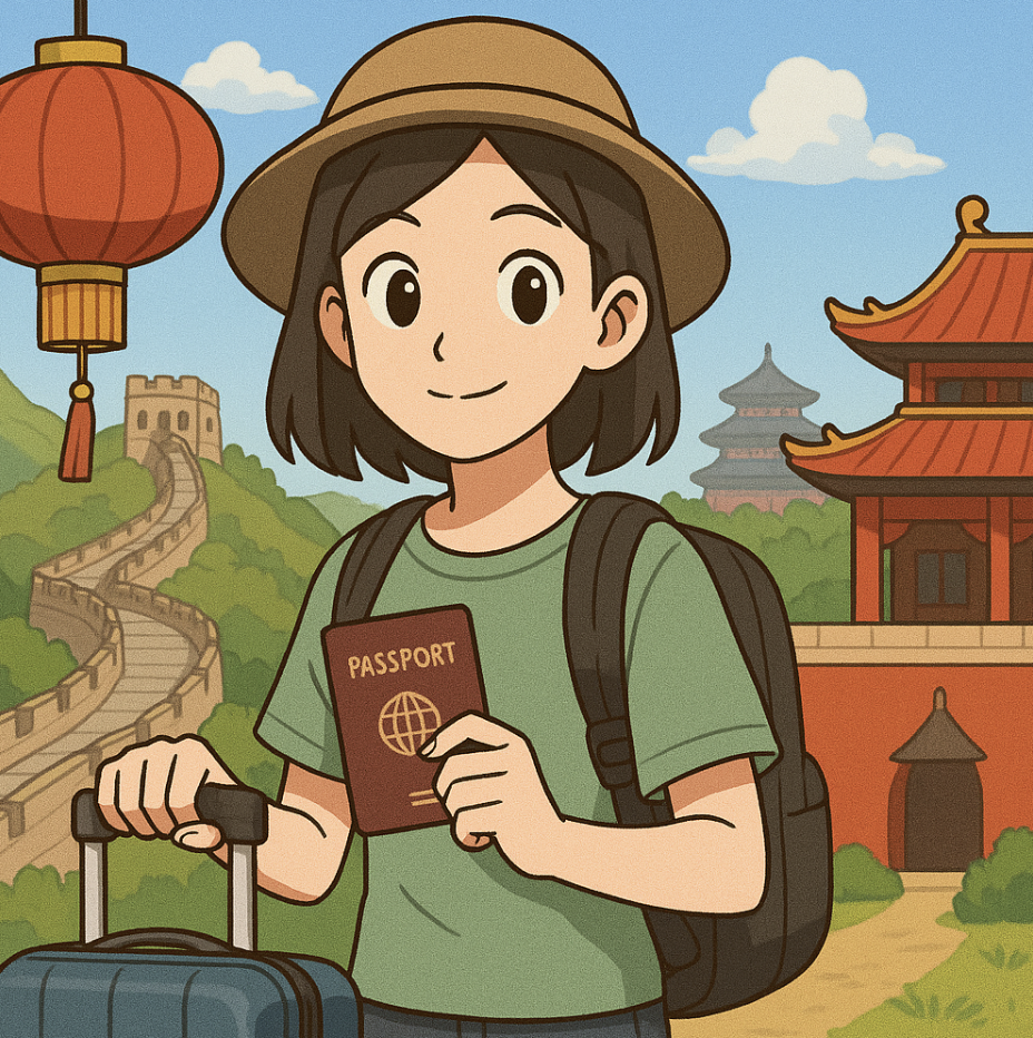 중국에서 혼자 워홀하는 모습