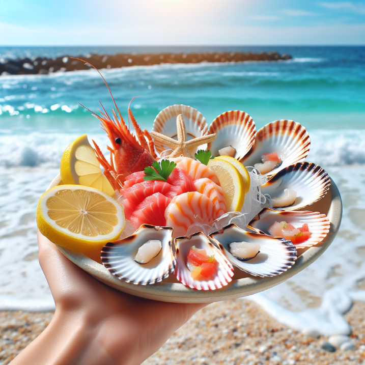 5월 제철 생선회 소라회