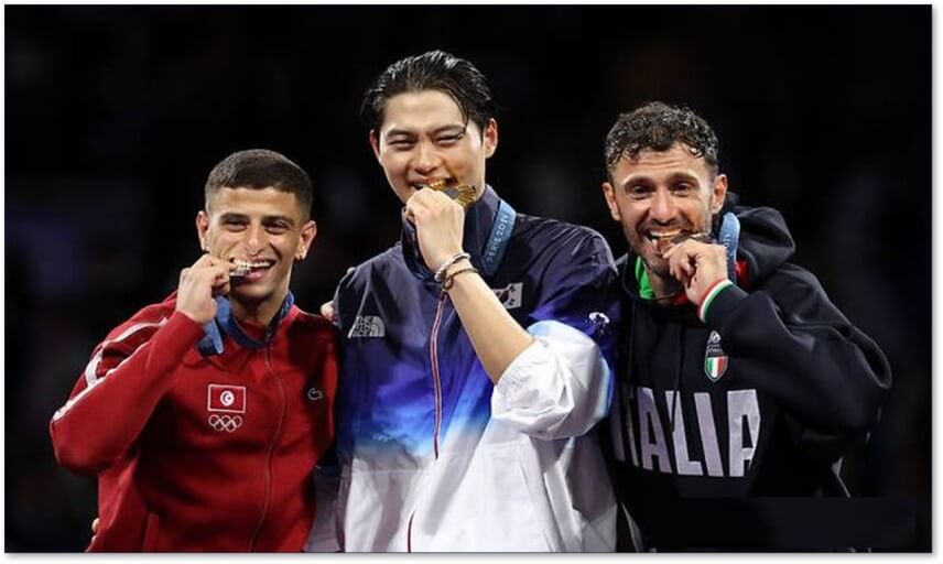 오상욱 펜싱 금메달 파리올림픽 다시보기 인스타