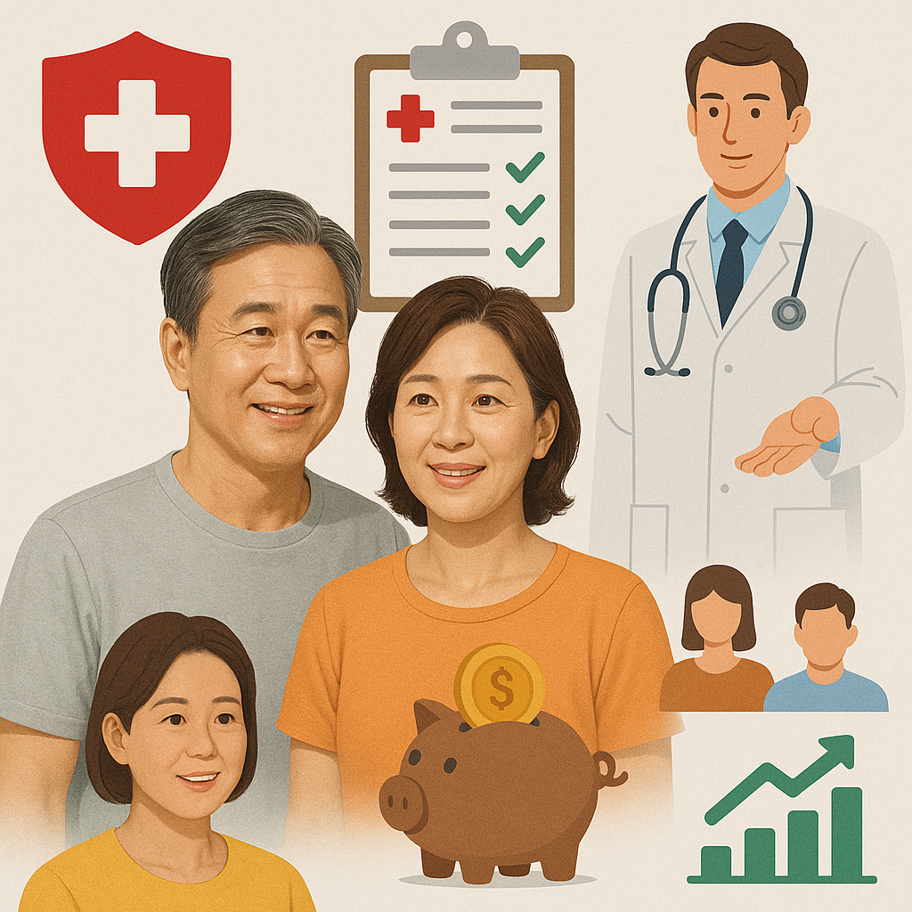 중년세대 건강보험 개편 포인트 (보험혜택, 의료지원, 중년맞춤)