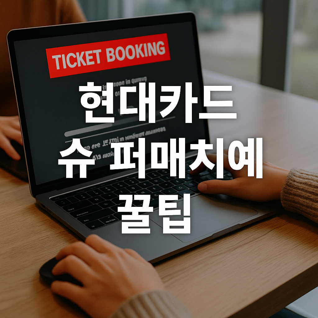 현대카드 슈퍼매치 예매 꿀팁