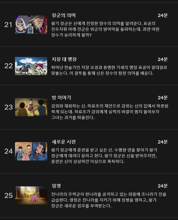 킹덤(KINGDOM) 소개, 줄거리