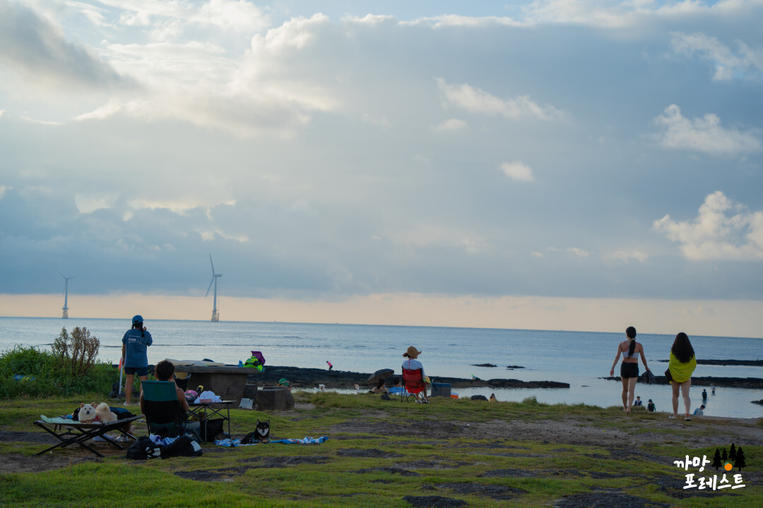 코난 해변 풍경