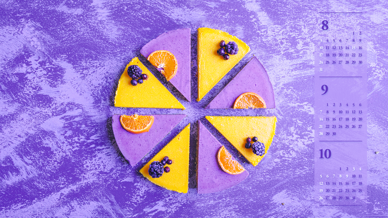 04 보라색 케이크 B - 2025년9월 노트북배경화면