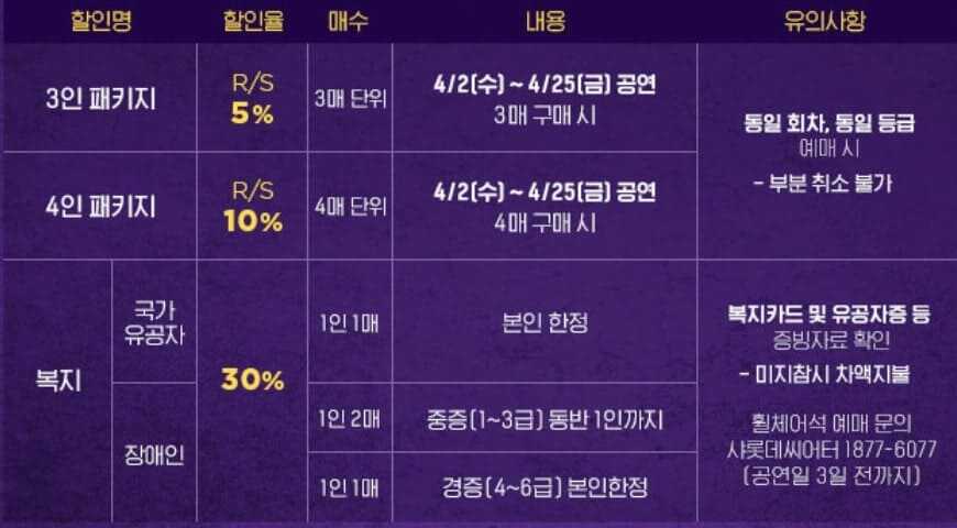뮤지컬 알라딘 티켓 할인 프로그램