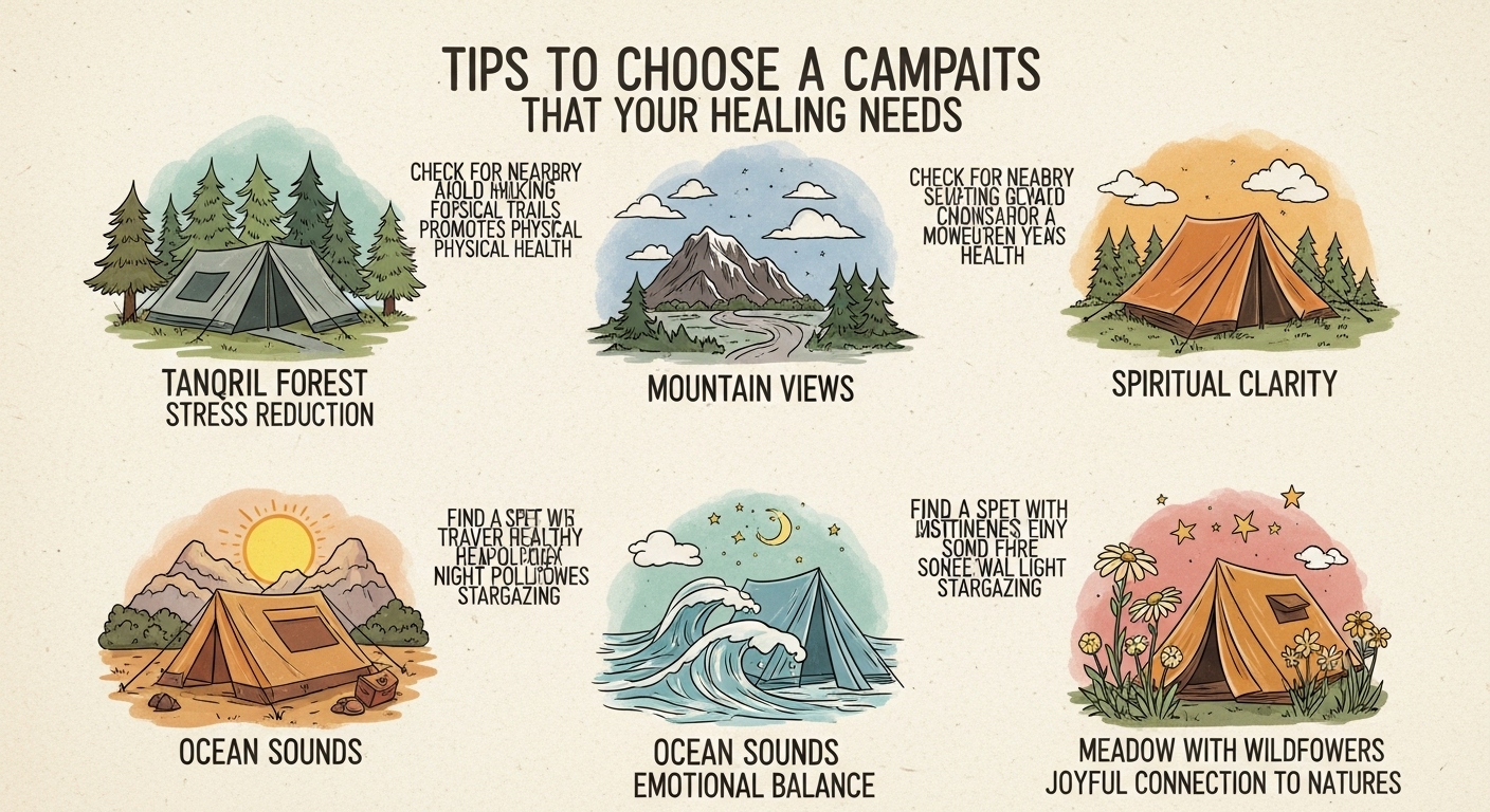 힐링 목적에 맞는 캠핑장 선택 팁