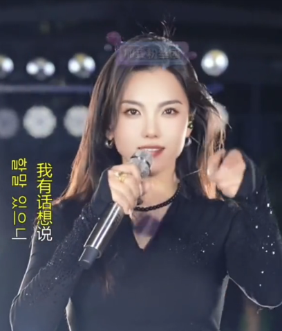 뮬란 중국가수 전화받아9