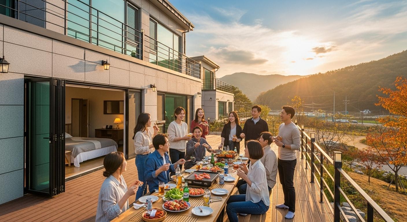 서울 근교 단체 펜션 10명