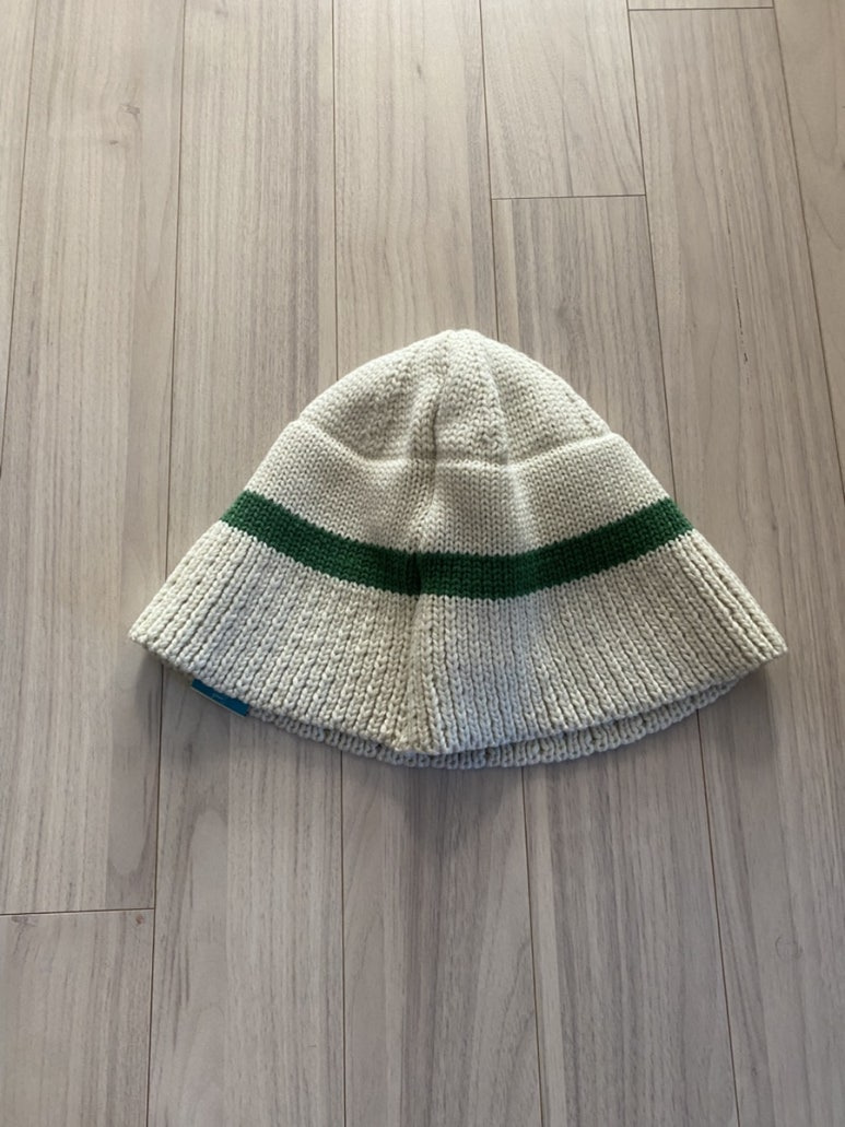 티엔피(TNP) 버킷햇 벙거지T242AACU33_STRIPE KNIT BUCKET HAT