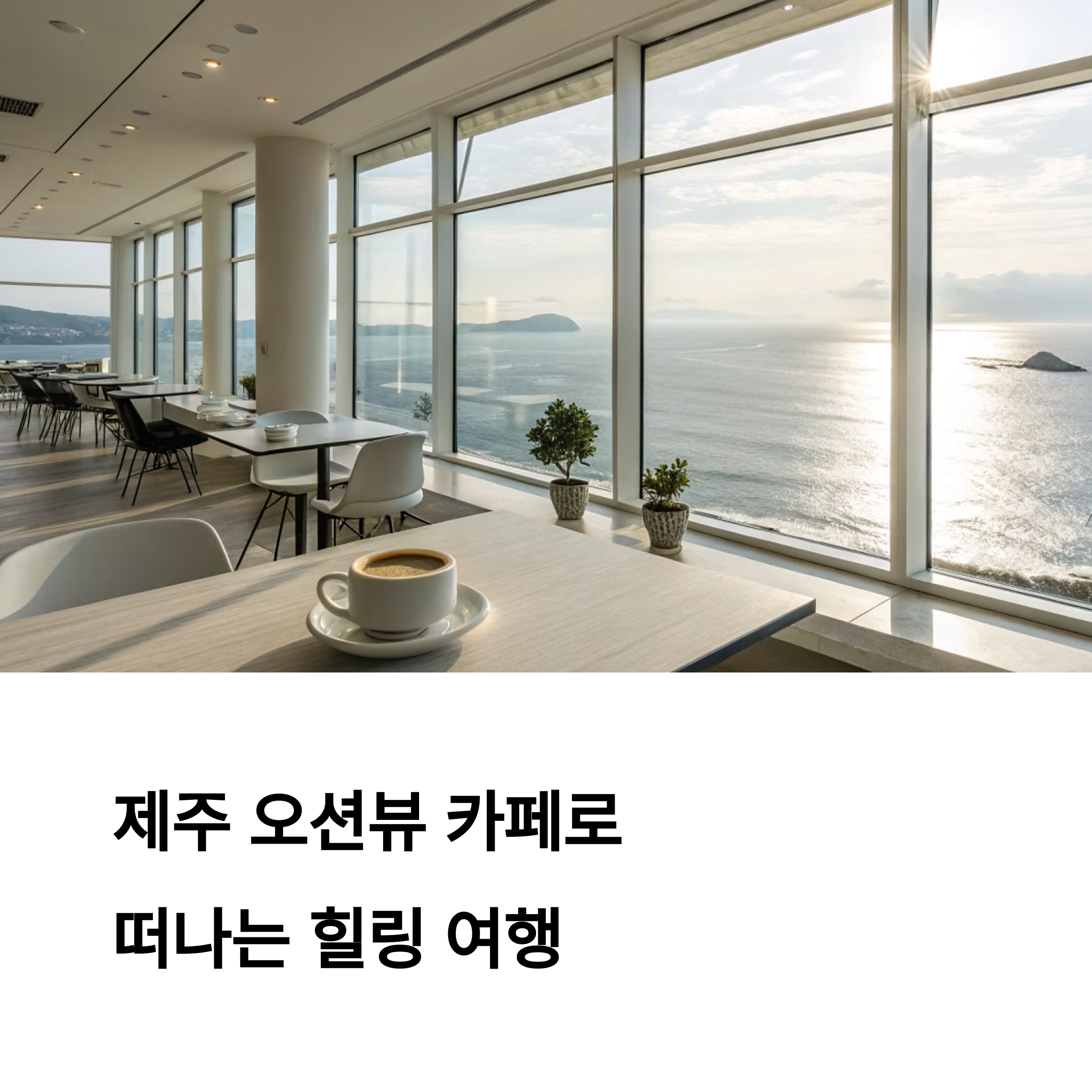 제주 바다 보며 한잔 감성 가득 커피숍 추천