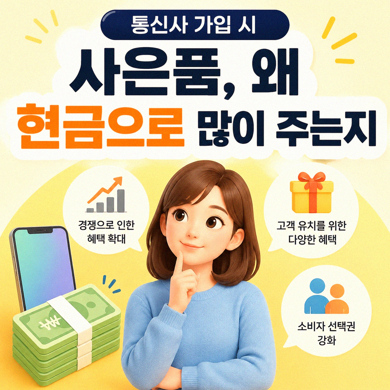 TV 인터넷 가입 시 현금 사은품 많이 주는 곳 어디일까