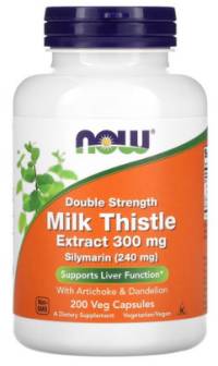 나우푸드 실리마린 밀크 시슬 추출물 300mg 베지 캡슐 200정&#44; 1개