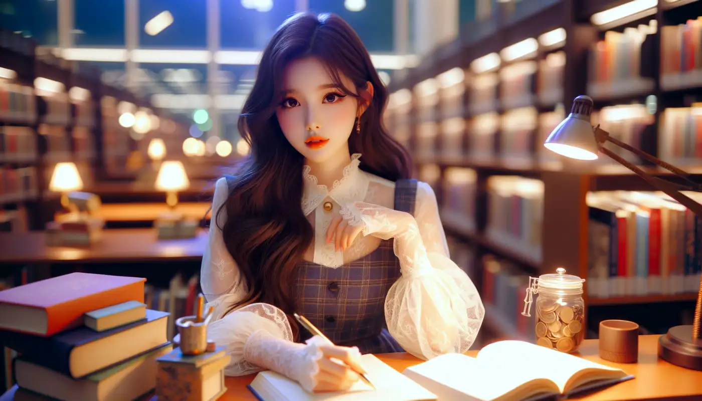 자소서-입사-후-포부-예시를-참고하며-글쓰기하는-여성의-모습