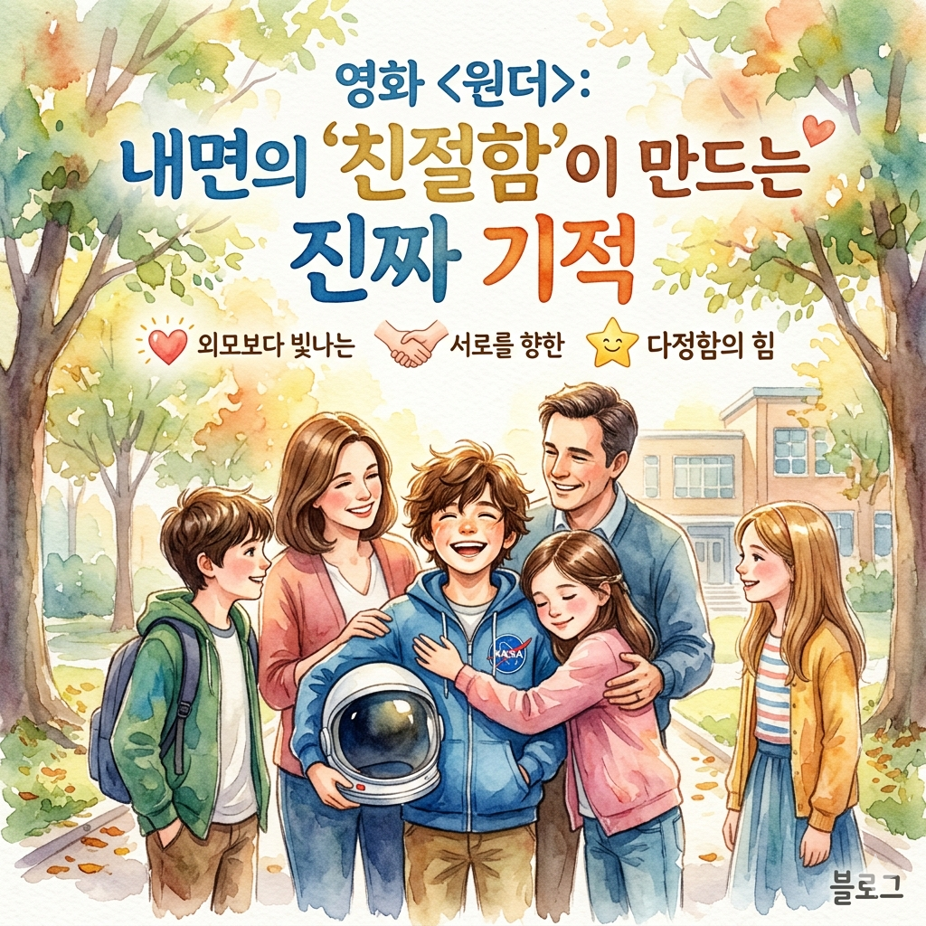 "한 아이의 작은 친절이 학교 전체를 바꿨다? <원더>로 보는 공감 능력의 기적"