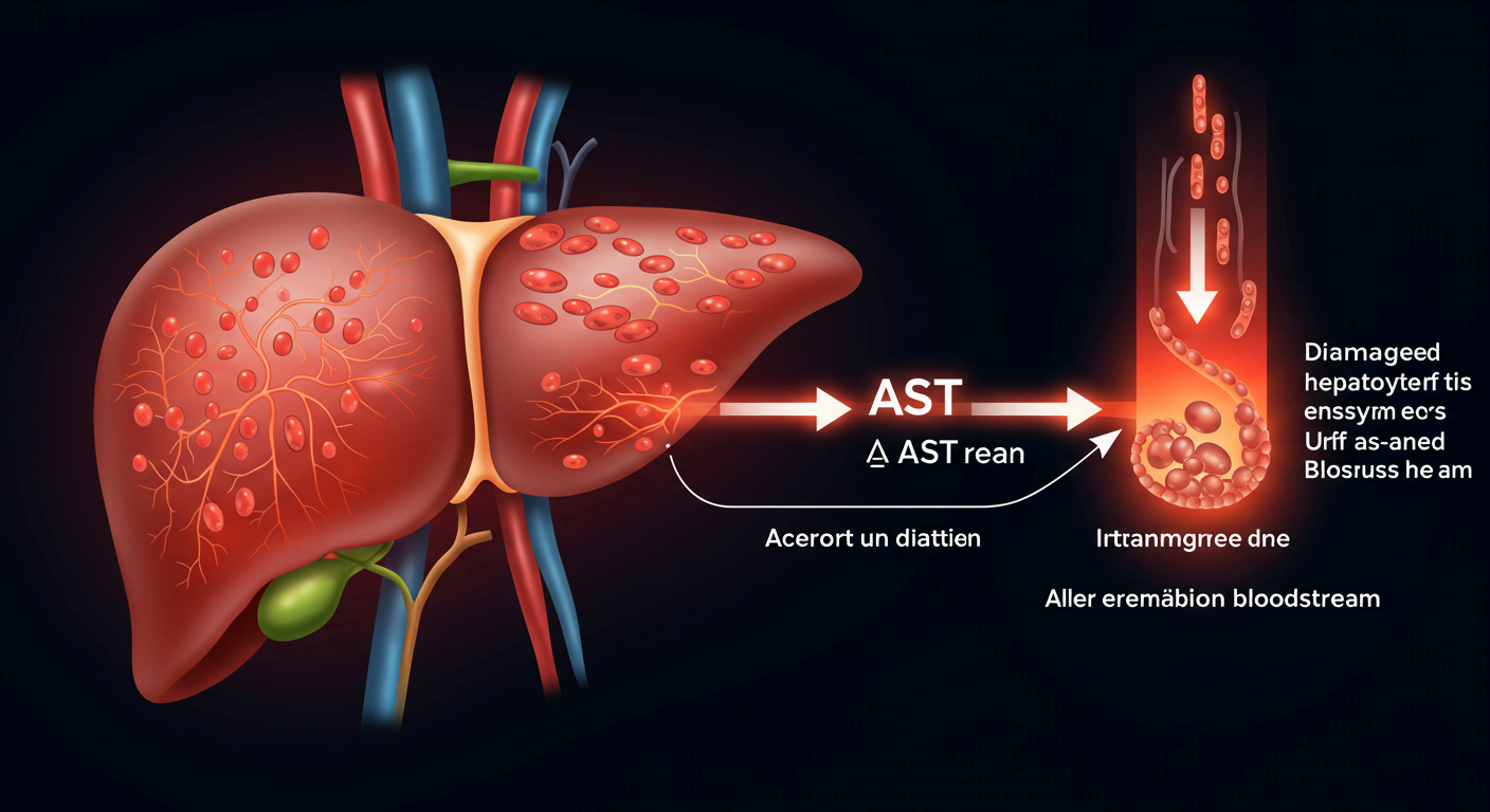 AST 수치와 AST 수치가 높으면 어떤 질환이 의심될까요?