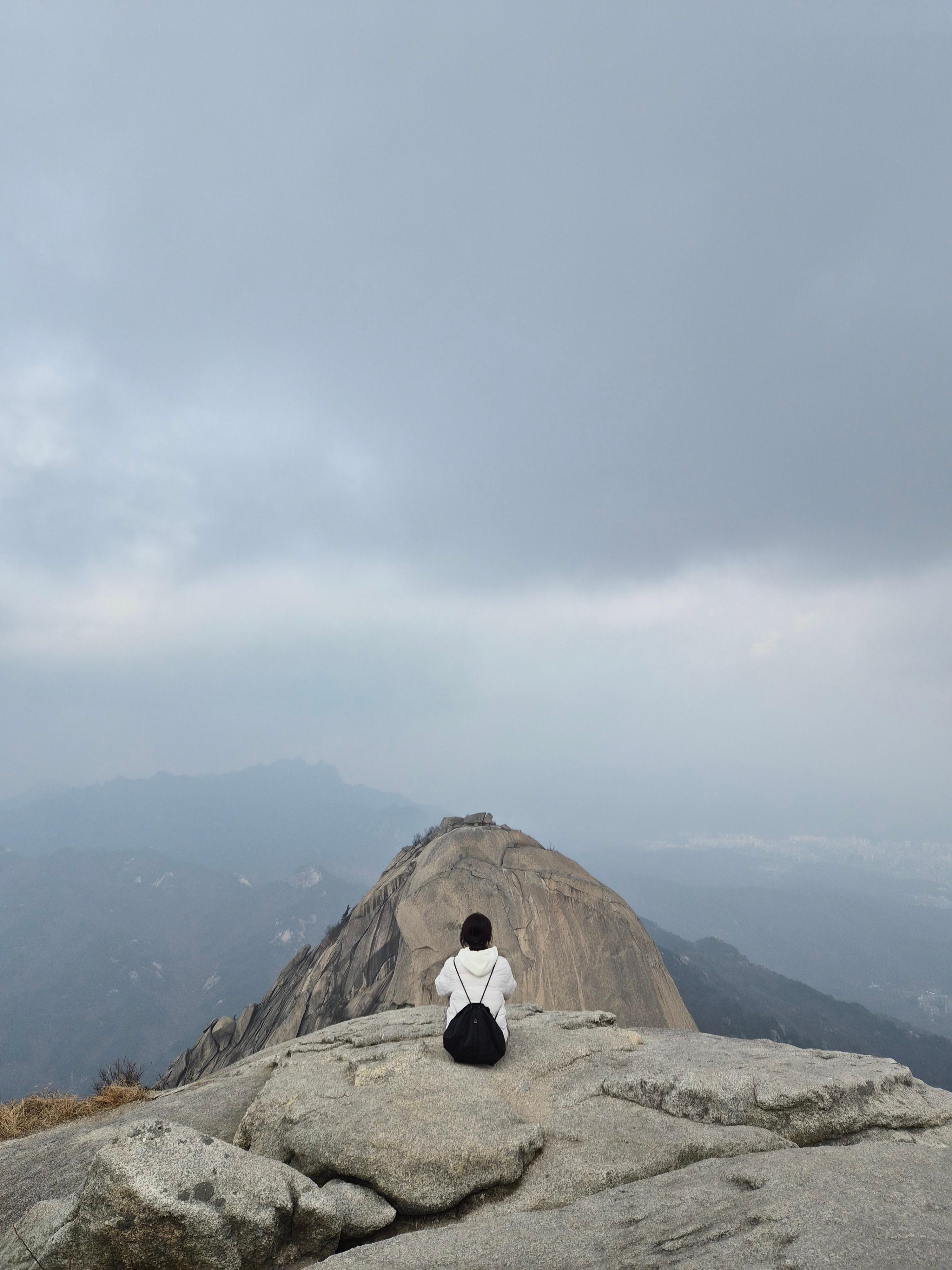 북한산 백운대 정상