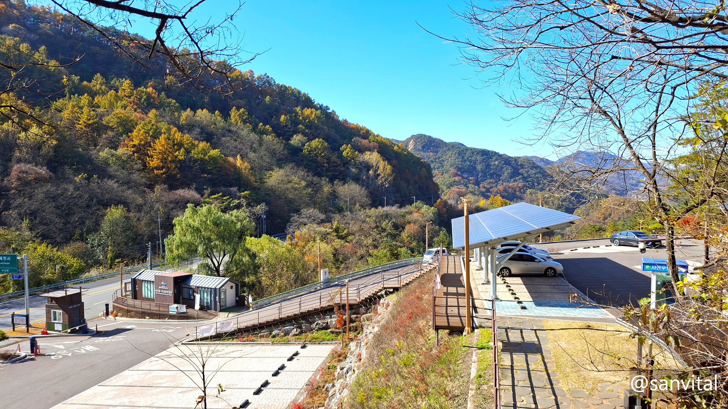 구담봉 옥순봉 탐방지원센터(계란재)