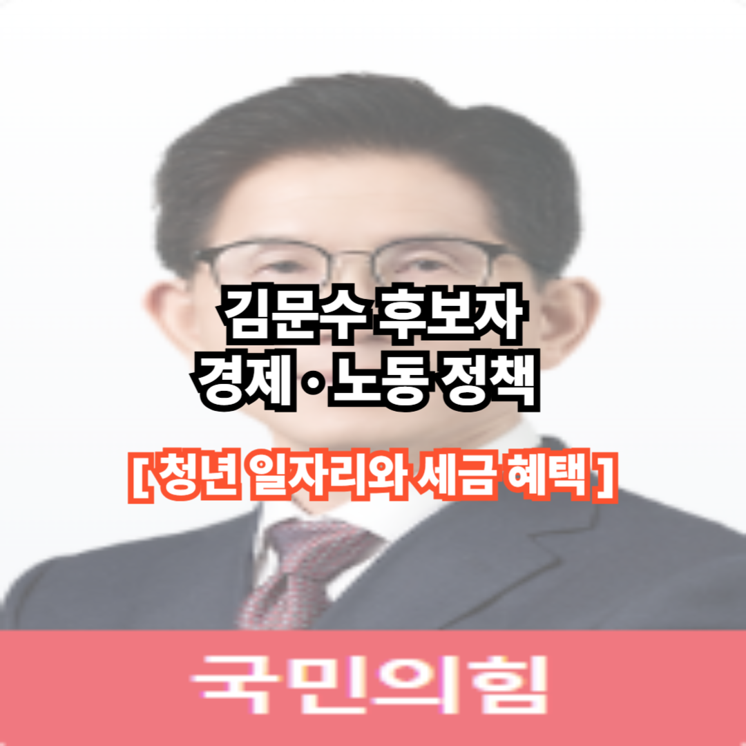김문수 후보의 경제·노동 정책 : 청년 일자리와 세금 혜택