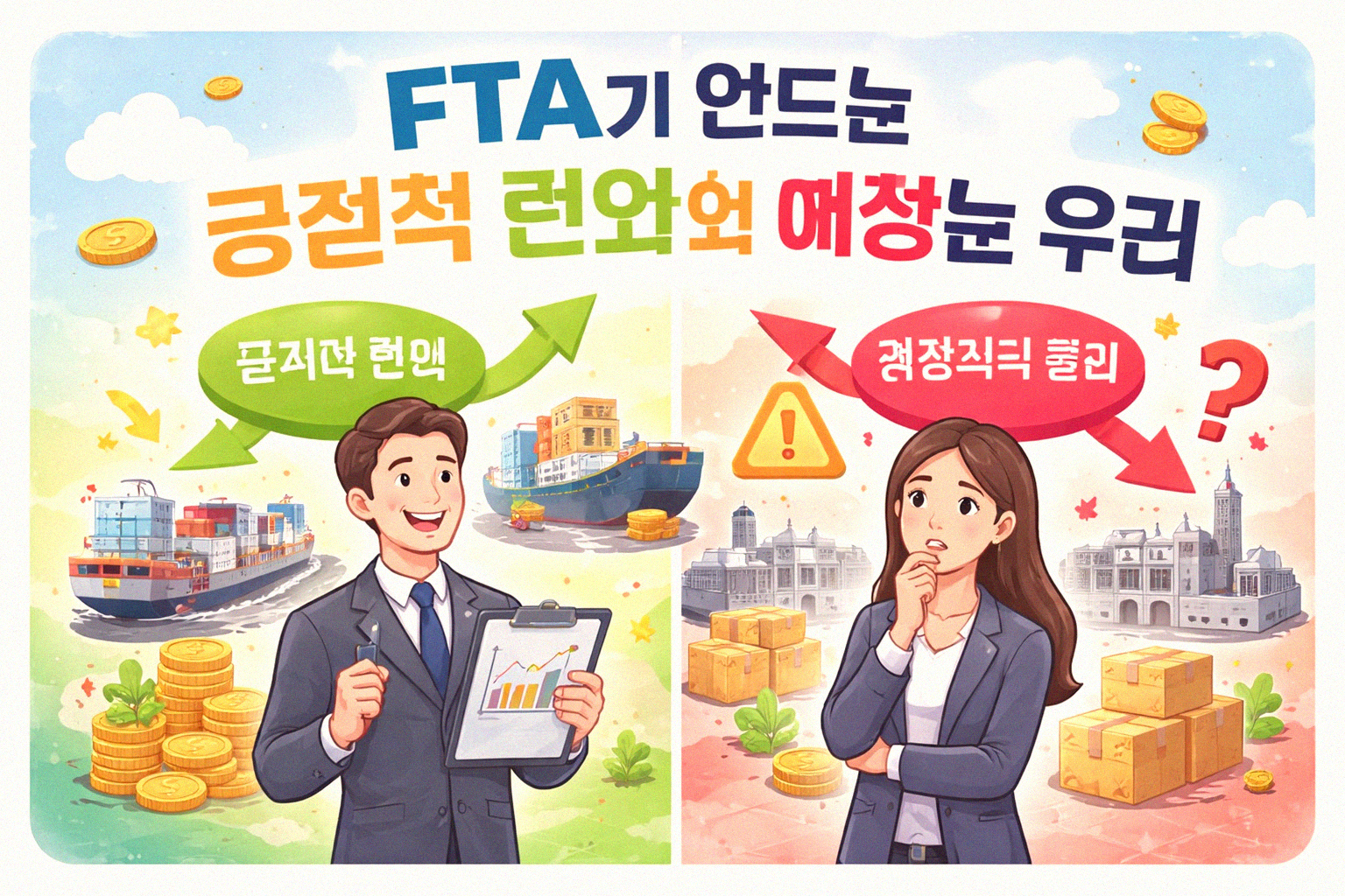 FTA 체결, 내가 득 볼까 손해 볼까? 3년차 직장인의 경험 정리