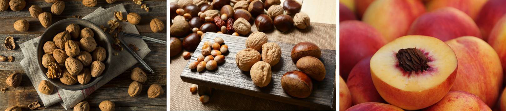 호두-밤-복숭아-사진