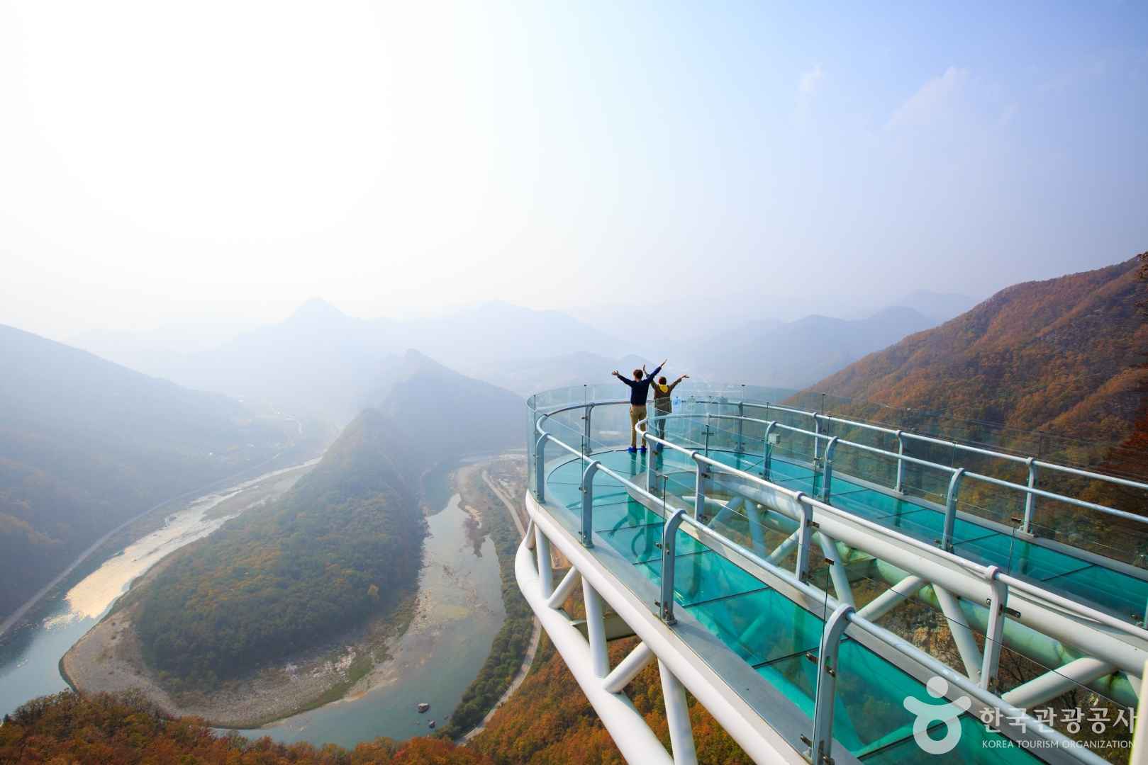 정선 병방치 스카이워크 전망대