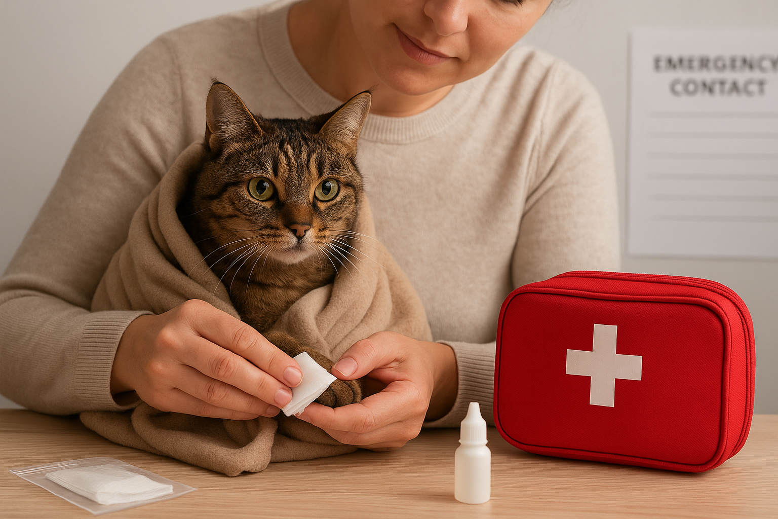 고양이 응급처치 이미지