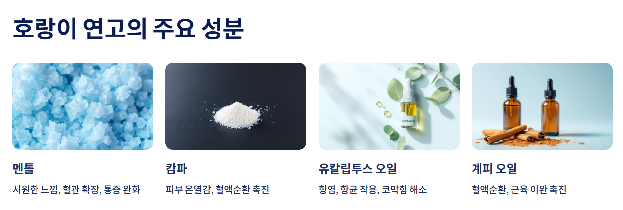 호랑이 연고 성분과 효과