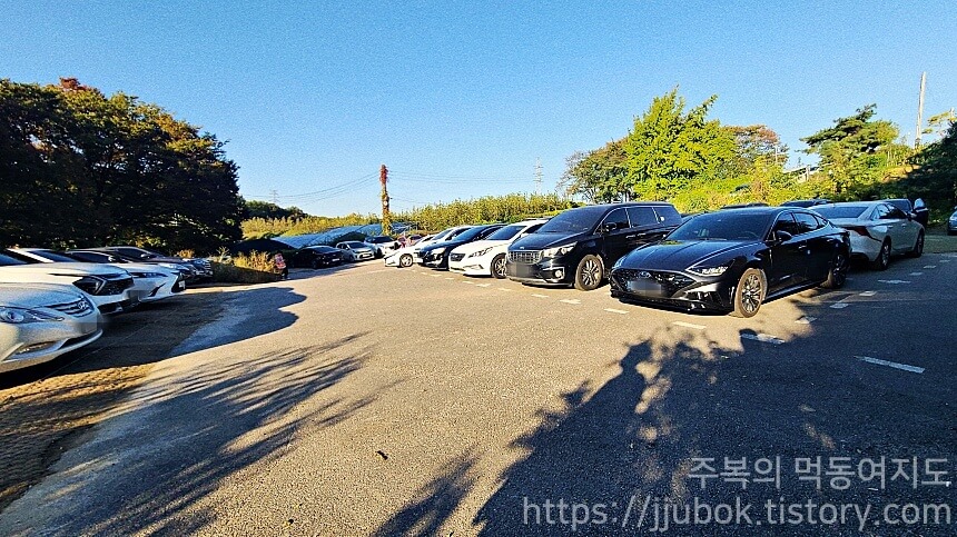 산이내린밥상-곤드레밥집-구월점-주차장