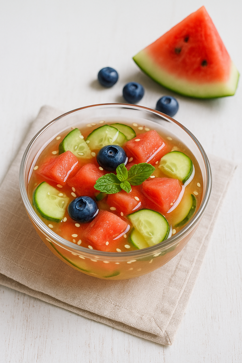 수박오이냉국 &amp; 과일냉국 조합 BEST5: 달콤&middot;상큼한 여름 디저트