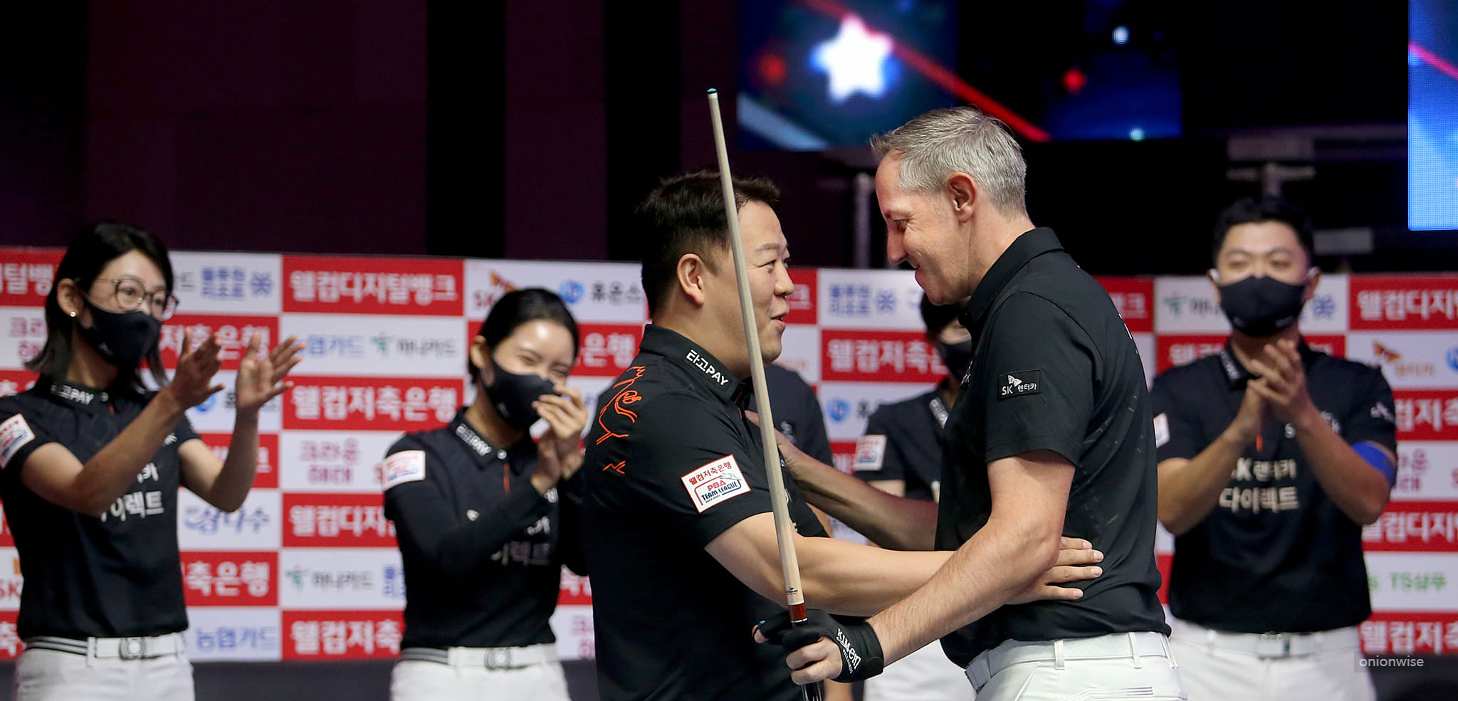 SK렌터카 당구팀 소속 선수들