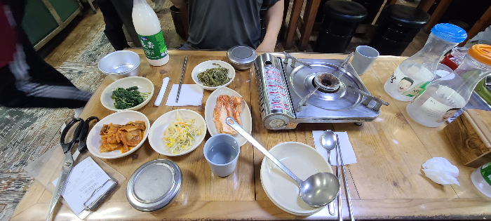 남한산성맛집 두부전골 산성손두부 외부 영업시간 밑반찬