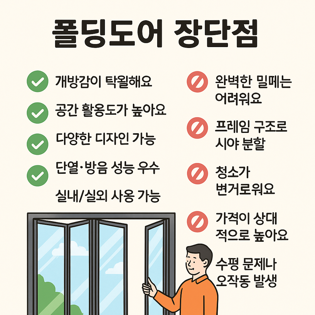 폴딩도어 장단점 총정리