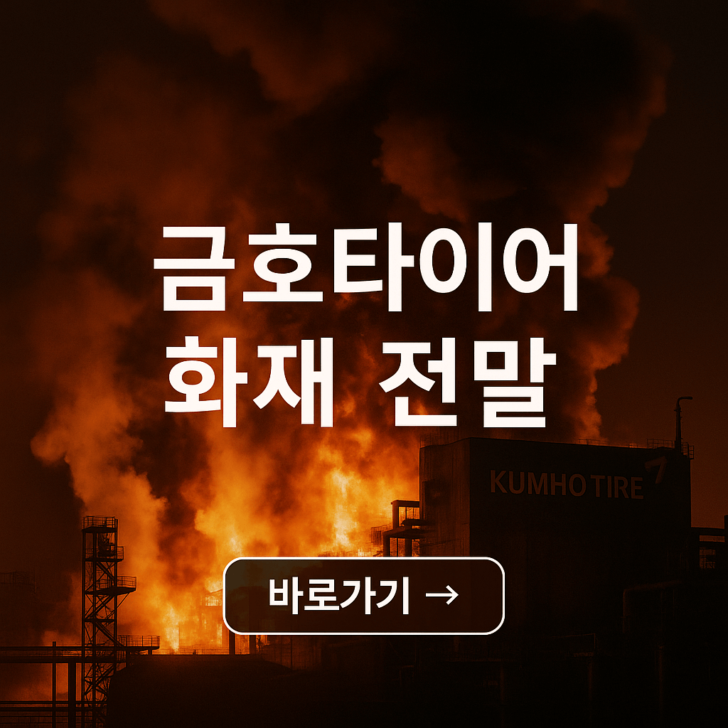 금호타이어 화재, 전말과 영향