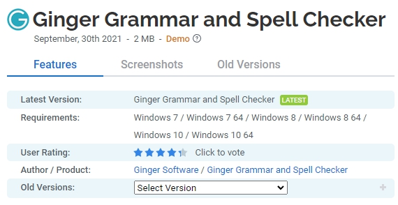 Ginger-Grammar-and-Spell-Checker