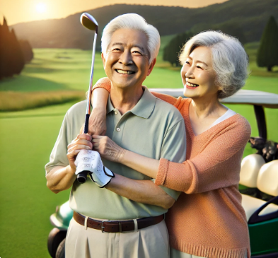 .시니어 골퍼 사진