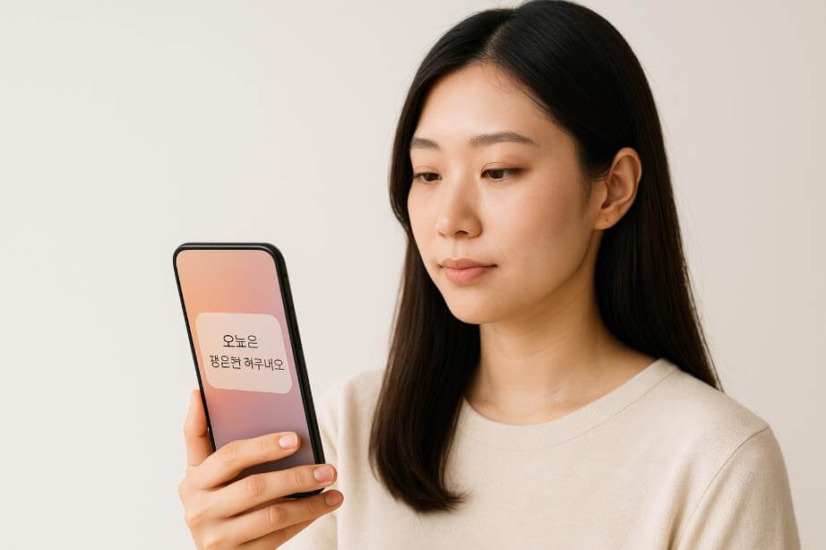 AI가 감정에 따라 반응하는 UX 장면