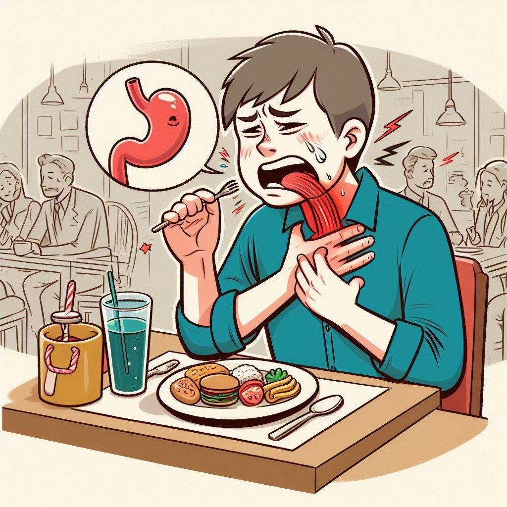 타는 듯한 통증의 역류성 식도염. 주요 증상과 예방법