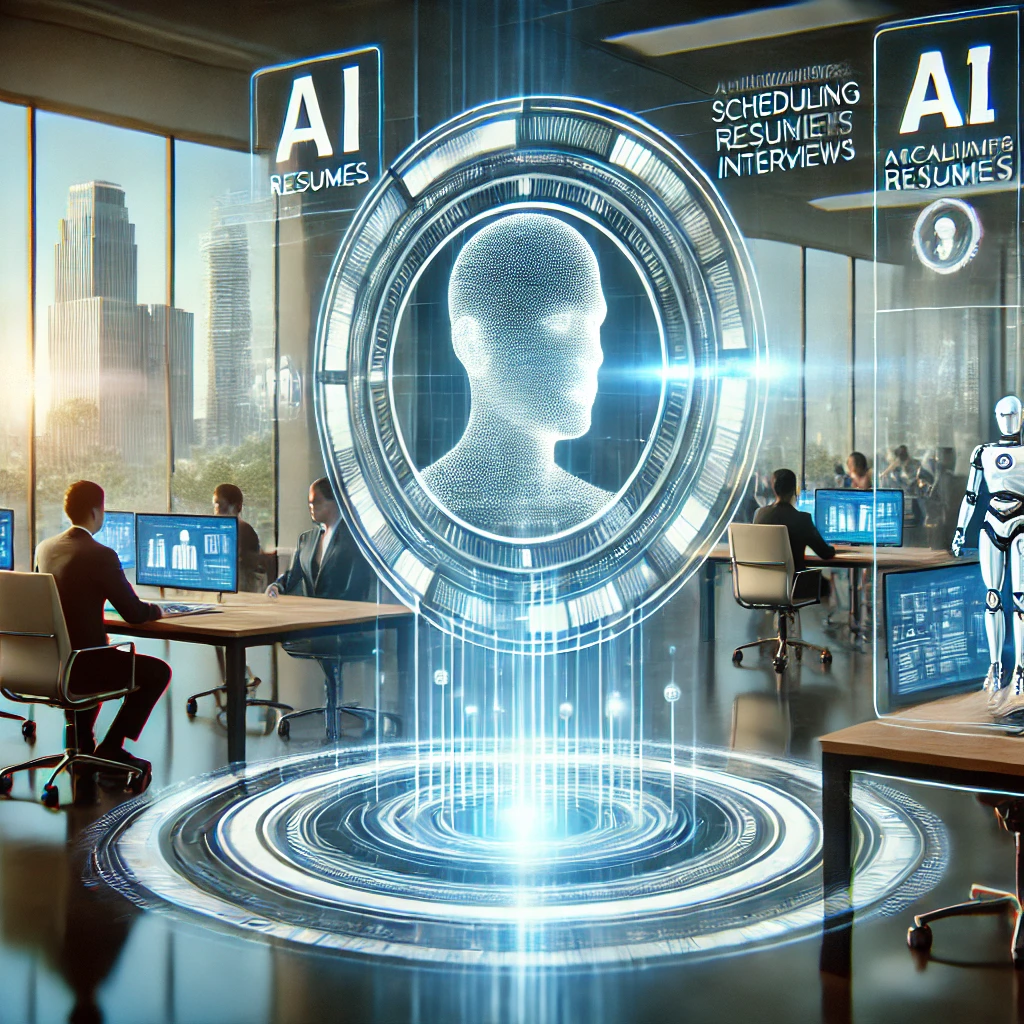 AI 기반 채용 미래사무실 이미지