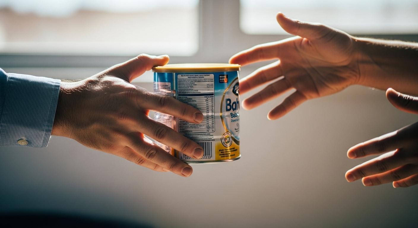 분유 한통 주기