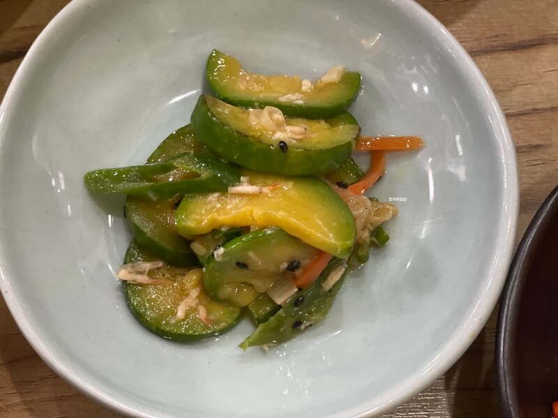 천안 서북구 가성비 맛집 한일한정식 - 애호박 볶음